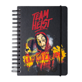 Poznámkový blok Netflix|Papírový dům: Maska (A5 14,8 x 21,0 cm) nelinkovaný