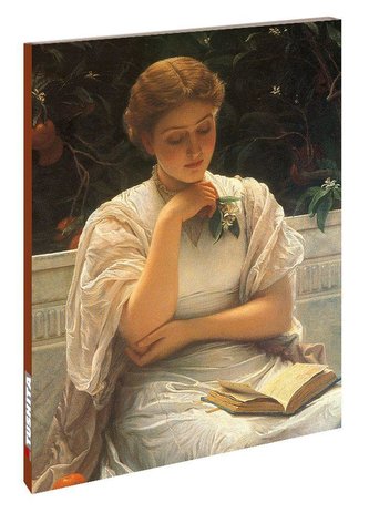 Charles Edward Perugini, Girl Reading (1878)