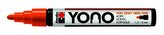 Marabu YONO akrylový popisovač 1,5-3 mm - neonově oranžový