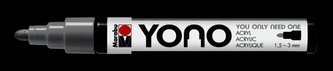 Marabu YONO akrylový popisovač 1,5-3 mm - šedý