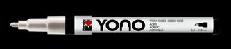 Marabu YONO akrylový popisovač 0,5-1,5 mm - bílý