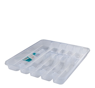 Příborník 9-dílný 43x38cm transparentní