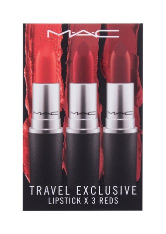 MAC Matte Lipstick rtěnka Matte Lipstick 3 g + rtěnka Matte Lipstick 3 g 602 Chili + rtěnka Retro Matte Lipstick 3 g 707 Ruby Woo