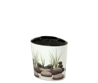 Držák na kartáčky a pastu kameny