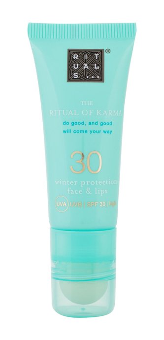 Rituals The Ritual Of Karma Opalovací přípravek na obličej Winter Protection Face & Lips 20 ml SPF30 pro ženy