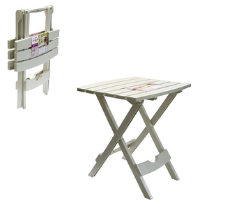 Stůl rozkládací malý/béžový 44,5x38,5x48,5cm