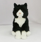 Kočka plyšová pružná 30cm