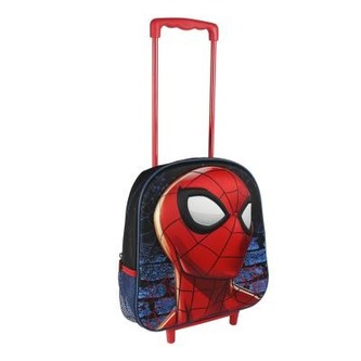 Batoh 3D Spiderman s vysouvací držadlem a kolečky