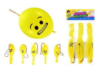 Boxovací balonky s obličejem