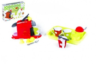 Kávovar + nádobí plast 21ks v krabici 29x38x9cm