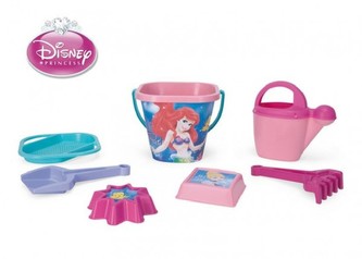 Sada na písek Princezny plast 7ks 28x19cm v síťce 12m+ Wader