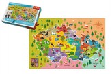 puzzle Mapa České republiky 44 dílků