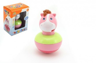 Roly Poly kůň plast 14cm se zvukem v krabičce 3m+