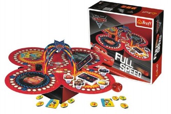 Full Speed Auta/Cars 3 společenská hra v krabici 26x26x8cm