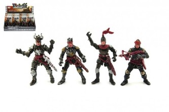 Figurka rytíř 12cm plast 12ks v boxu