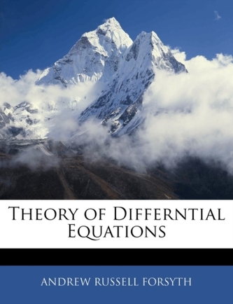 Theory of Differntial Equations