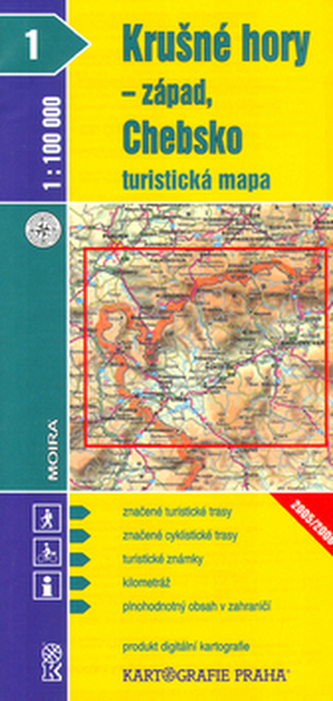 Krušné hory - západ, Chebsko 1:100 000