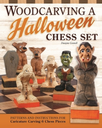 Woodcarving a Halloween Chess Set Woodcarving a Halloween Chess Set