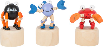 Mačkací figurka Critters 1ks černá