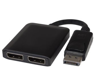 Adaptér DisplayPort - 2x DisplayPort , rozšíření + zrcadlení obrazu, 4K*2K@30Hz Adaptér DisplayPort - 2x DisplayPort , rozšíření + zrcadlení obrazu, 4K*2K@30Hz
