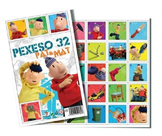 Pexeso 32 Pat a Mat společenská hra
