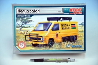 Stavebnice Monti System MS 04 Kenya Safari  Renault Trafic 1:48 v krabici 22x15x6cm