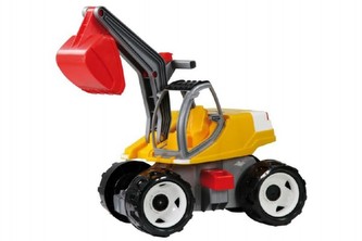 Bagr plast 65cm s plastovými koly