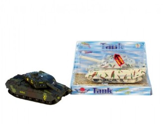 Tank kov 12cm se světlem a zvukem v krabičce