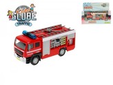 Auto hasiči kov 14cm na baterie se zvukem se světlem v krabičce