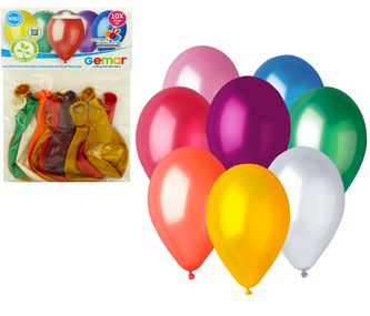 Balonek nafukovací 10cm 10ks v balení