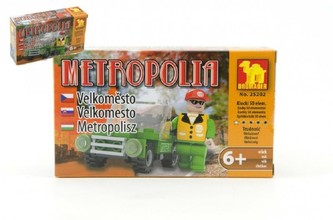 Stavebnice Dromader Auto 25202 50ks v krabici 16,5x9,5x4,5cm