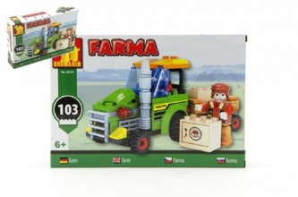 Stavebnice Dromader Farma 28401 103ks v krabici 22x15x4,5cm