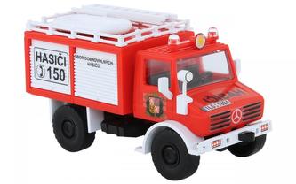Stavebnice Monti 16 Fire Brigade Mercedes Unimog 1:48 v krabici 22x15x6cm