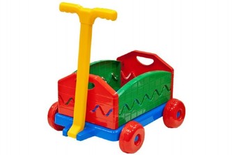 Vozík/Vlečka plast 40x32x20cm rozkládací s rukojetí Vozík/Vlečka plast 40x32x20cm rozkládací s rukojetí