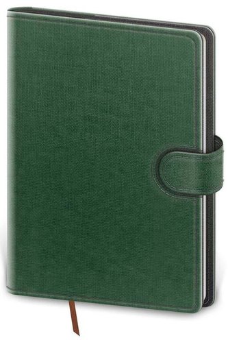 Diář 2022 Flip - zeleno/šedý, týdenní kapesní