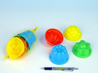 Formičky Bábovky kulaté průměr 8cm 4ks v síťce