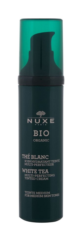 NUXE Bio Organic Denní pleťový krém White Tea Tinted Cream 50 ml Medium Medium Skin Tones pro ženy