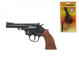 Pistole - Kapslovka Denver 22cm 12 ran na kartě