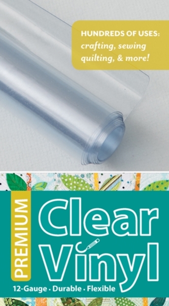 Premium Clear Vinyl Roll 16\" x 11/2 Yard Roll