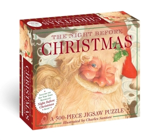 The Night Before Christmas: 550-Piece Jigsaw Puzzle & Book