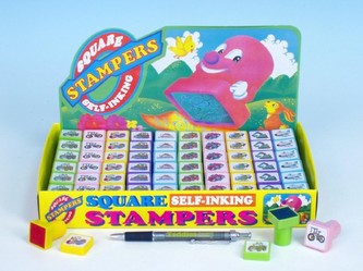 Razítka samotiskací Dopravní prostředky 10 druhů (expedujeme pouze 1 Ks)