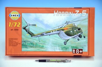 Model Vrtulník Harbin Z-5 v krabici 34x19x5,5cm
