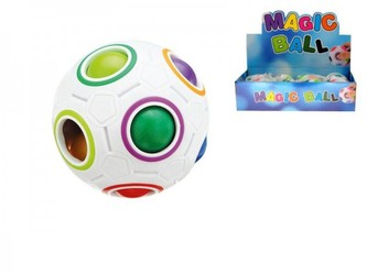 Hlavolam míček plast 7cm v síťce 1ks