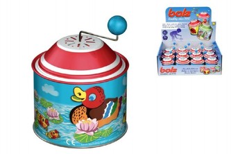 Hrající skříňka mlýnek Kačenky kov 8cm od 12 měsíců