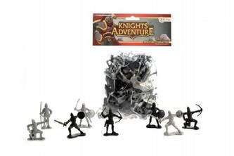 Sada vojáci/rytíři plast 5cm v sáčku