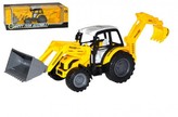 Traktor nakladač bagr 29cm na setrvačník v krabici