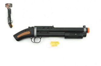 Pistole na kuličky 34cm + kuličky plast v sáčku