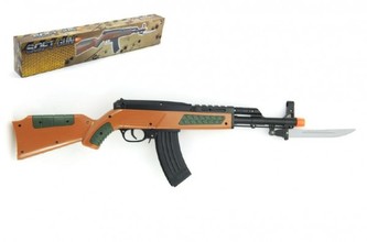 Pistole samopal na kuličky 56cm plast v krabici