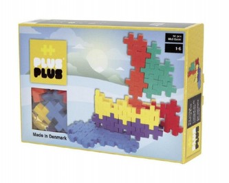 Stavebnice Plus-Plus Midi Basic 50ks Loď v krabičce 24x16x4cm