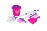 Sada uklízečka kbelík+smeták+lopatka+mop plast 35cm v sáčku